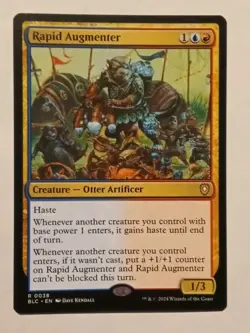 Rapid Augmenter 0038 Non Foil Rare Bloomburrow Commander MTG NM - Image 1