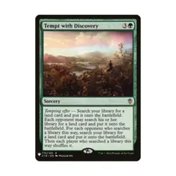 WOTC MtG The List Tempt with Discovery (R) NM - Image 1