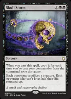 Skull Storm - Medium Play MTG Commander 2018 - Image 1