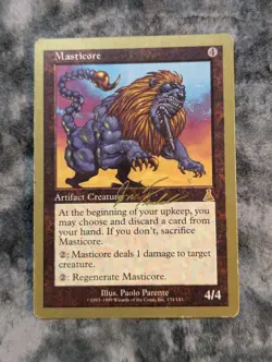 Masticore Magic The Gathering MTG Gold Border Championship Brussels 2000 - Image 1