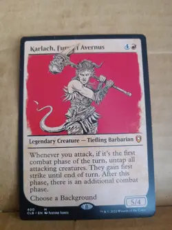 Karlach, Fury of Avernus (Showcase) #400 (NM) Baldur's Gate CLB Magic MTG - Image 1