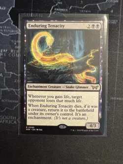 Magic the Gathering MTG Enduring Tenacity Duskmourn House of Horror NM - Image 1