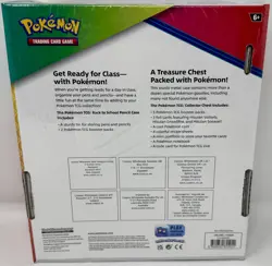 Pokemon TCG Costco Collectors Chest Lunch Box + Pencil Chest NEW Sealed - Image 3