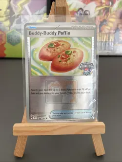 Pokemon Poffin Card Buddy 144/162 EUIC 2025 International Promo - Image 1