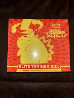 Pokemon Cards: Sword & Shield Vivid Voltage Elite Pikachu - Trainer Box New 820650807688 - Image 1