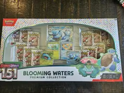 Pokemon Scarlet & Violet 151 Blooming Waters Premium Collection Box Sealed NEW - Image 1