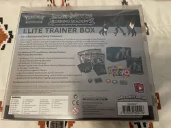 Pokemon TCG Factory Sealed Sun & Moon Burning Shadows Elite Trainer Box (1 Item) - Image 3