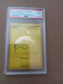2021 Pokemon Swsh Black Star Promo 146 Full Art/Poke Ball Celebrations PSA 9 MNT - Image 1