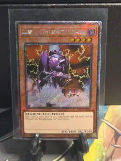 YuGiOh Dekoichi the Battlechanted Locomotive Platinum Secret Rare RA03-EN144 LP- - Image 1