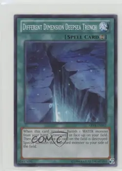 Different Dimension Deepsea Trench Unlimited YuGiOh Abyss Rising #ABYR-EN052 - Image 1