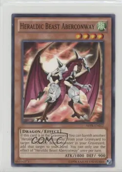 Hearaldic Beast Aberconway Unlimited YuGiOh Abyss Rising #ABYR-EN012 - Image 1