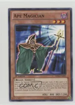 Ape Magician 1st Ed. YuGiOh Abyss Rising #ABYR-EN092 - Image 1