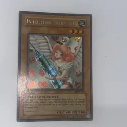 Yugioh Injection Fairy Lily Faded Lod Lp - Image 3
