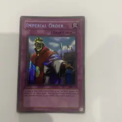 Yugioh Imperial Order Reverse Secret Rare Psv Mp - Image 1