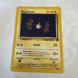 MAGNEMITE 60/82 - Team Rocket - VINTAGE WOTC Pokemon Card - Unlimited - NM - Image 1