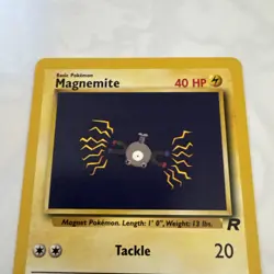 MAGNEMITE 60/82 - Team Rocket - VINTAGE WOTC Pokemon Card - Unlimited - NM - Image 2