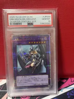 PSA 10 Dark Magician Girl the Dragon Knight 25th QCAC-JP020 Yu-Gi-Oh! Card - Image 1