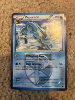 Pokemon TCG Vaporeon Team Plasma 20/116 Uncommon Card B&W Plasma Freeze 2013 - Image 1