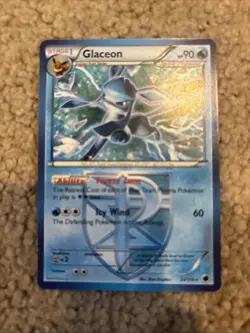 Pokemon TCG Glaceon Plasma Freeze 23/116 Regular Rare Card - Image 1