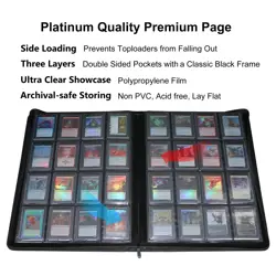 Grinowl 16 Pocket Toploader Binder, Holds 640 Top Loaders, Large Toploader Card - Image 3