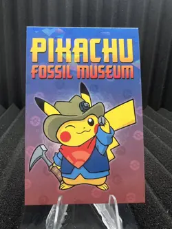Pikachu (Fossil) - Cracked Ice Holo - Electric Pikachu Card Database - Pokemon - Image 1