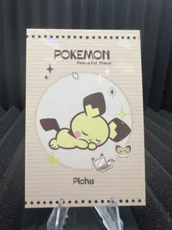 Pichu Sleeping - Cracked Ice Holo - Electric Pikachu Card Database - Pokemon - Image 1