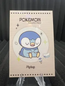 Piplup Sleeping - Cracked Ice Holo - Electric Pikachu Card Database - Pokemon - Image 1