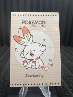 Scorbunny Sleeping - Cracked Ice Holo - Electric Pikachu Card Database - Pokemon - Image 1