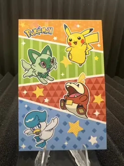 Gen 9 Starters - Cracked Ice Holo - Electric Pikachu Card Database - Pokemon - Image 1