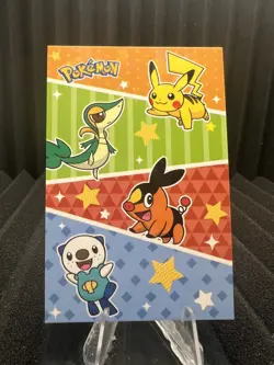 Unova Gen 5 Starters - Cracked Ice Holo - Electric Pikachu Card Database-Pokemon - Image 1