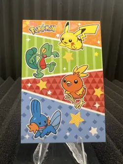 Hoenn Gen 3 Starters - Cracked Ice Holo - Electric Pikachu Card Database-Pokemon - Image 1