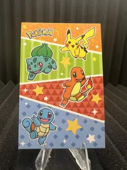 Kanto Gen 1 Starters - Cracked Ice Holo - Electric Pikachu Card Database-Pokemon - Image 1