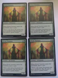 Elvish Visionary x 4 Magic Origins Regular MTG - Image 1