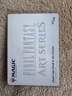 Cloud's Limit Break Art Series 23/53 MTG FINAL FANTASY EN NM/M - Image 2