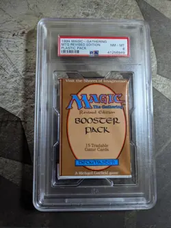 MTG Magic the Gathering Revised Edition Graded Booster Pack PSA 8 - Image 1