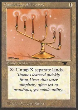 MTG English Candelabra of Tawnos NM Normal Antiquities - Image 1