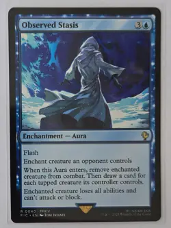 Magic The Gathering MTG OBSERVED STASIS Final Fantasy NM Near Mint - Image 1