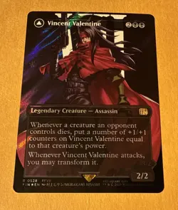 Vincent Valentine (Borderless)(Surge Foil) - MTG: FINAL FANTASY #528 LP - Image 2