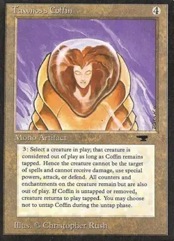 MTG English Tawnos's Coffin Light Play Normal Antiquities - Image 1