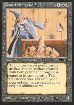 MTG English Xenic Poltergeist NM Normal Antiquities - Image 1