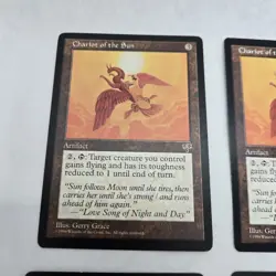 PLAYSET 4x Chariot of the Sun - Light Play MTG Mirage x4 - Image 3
