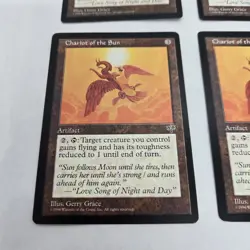 PLAYSET 4x Chariot of the Sun - Light Play MTG Mirage x4 - Image 5