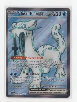 Pokemon Chien Pao ex 236/193 Paldea Evolved Ultra Rare Full Art Nm - Image 1