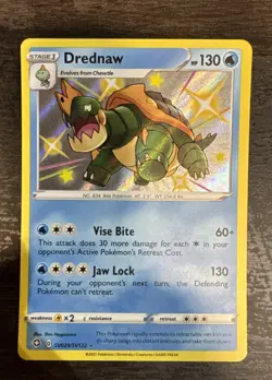 Pokemon TCG Shining Fates: Shiny Vault Holo Drednaw #SV029/SV122 NM/Mint - Image 1