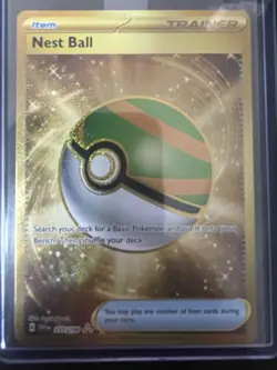 2023 Pokemon Scarlet & Violet Base Set Nest Ball 255/198 Hyper Rare - Image 1
