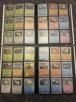 Pokemon 151 Scarlet Violet DOUBLE Complete Set 001-165 Base + Reverse Holo w/ ex - Image 5