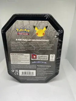 Pokemon Lance's Charizard V Tin Pokemon 25th Celebrations FACTORY SEALED - Image 2