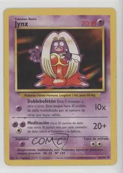 Jynx Spanish Pokemon Base Set #31 1999 READ - Image 1