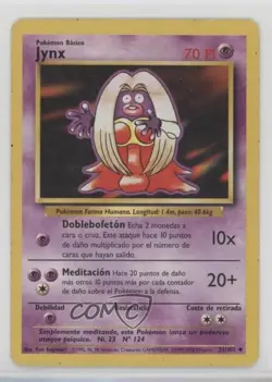 Jynx Spanish Pokemon Base Set #31 1999 READ - Image 1