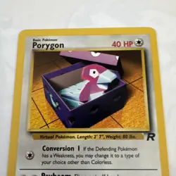 Porygon 48/82 - NM - Team Rocket, WOTC Pokemon - Image 2